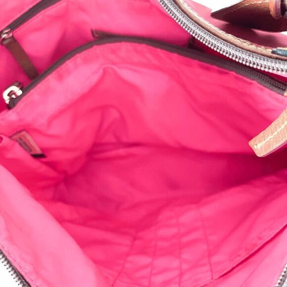 Dooney & Bourke Womens Hobo Shoulder Bag Red - Picture 6 of 12